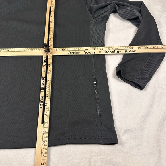 Montreat College Nike Dri Fit 1/4 Zip Pullover Mens Small Gray Side Pocket EUC - Picture 5 of 8